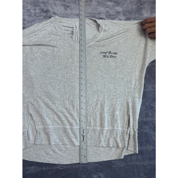 Women's hyouman. Good Things Take Time T-Shirt Grey S - Picture 4 of 10